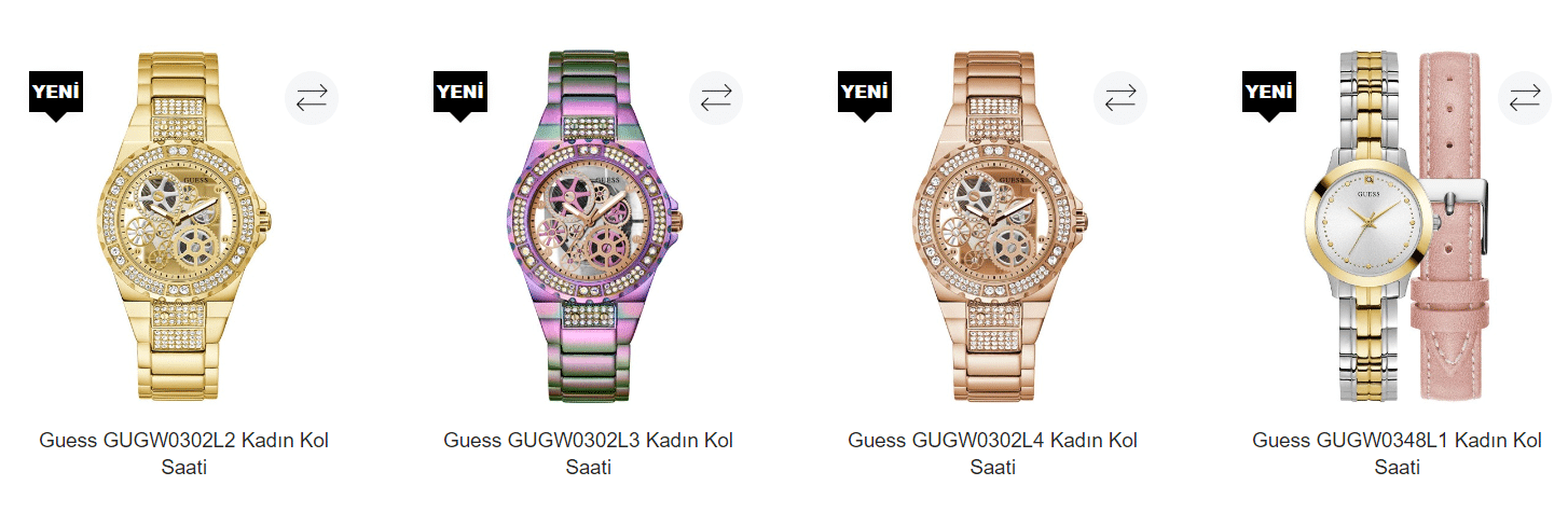 Guess kol ve Guess güneş gözlüğü 