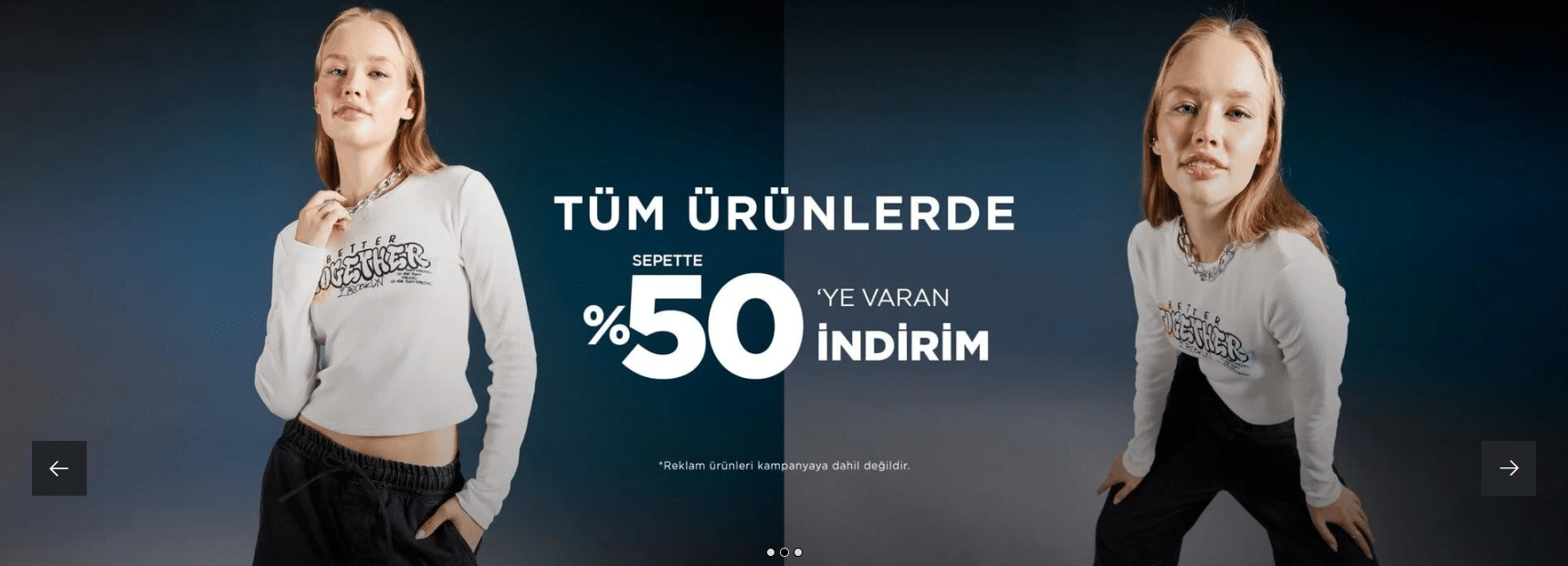 DeFacto'da Büyük Fırsat: Tüm Ürünlerde %50 İndirim!