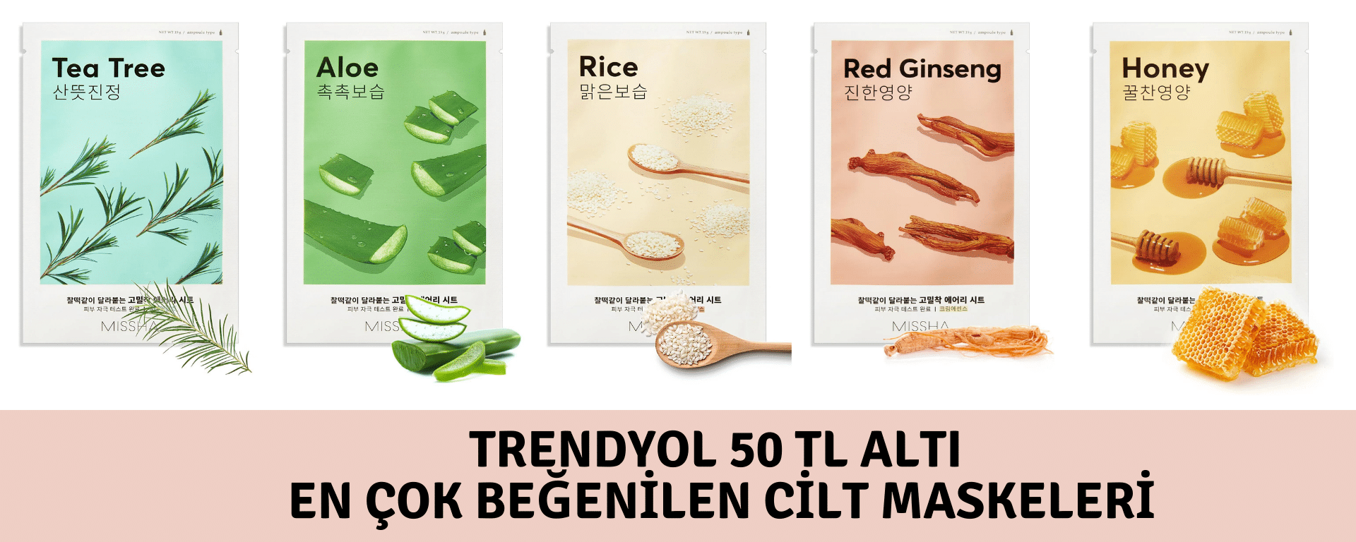 Trendyol'da 50 TL Altı En Çok Beğenilen Cilt Maskeleri