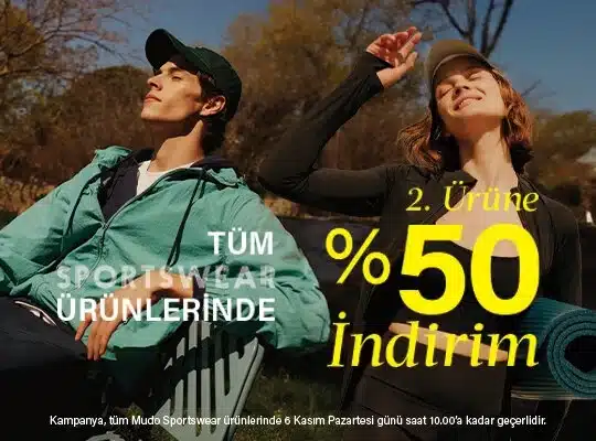 Mudo Sportswear Ürünlerinde 2.'ye %50 İndirim!