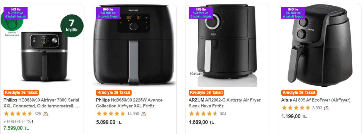 Airfryerlarda Efsane 11 Fırsatları