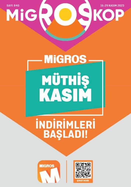 Migros 16 - 29 Kasım 2023 Kasım Kampanya Broşürü