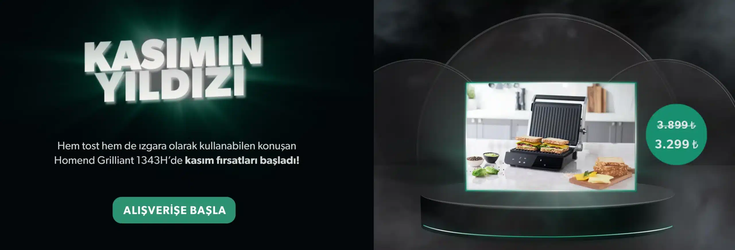 Homend Ürünlerinde Kasımın Yıldızları