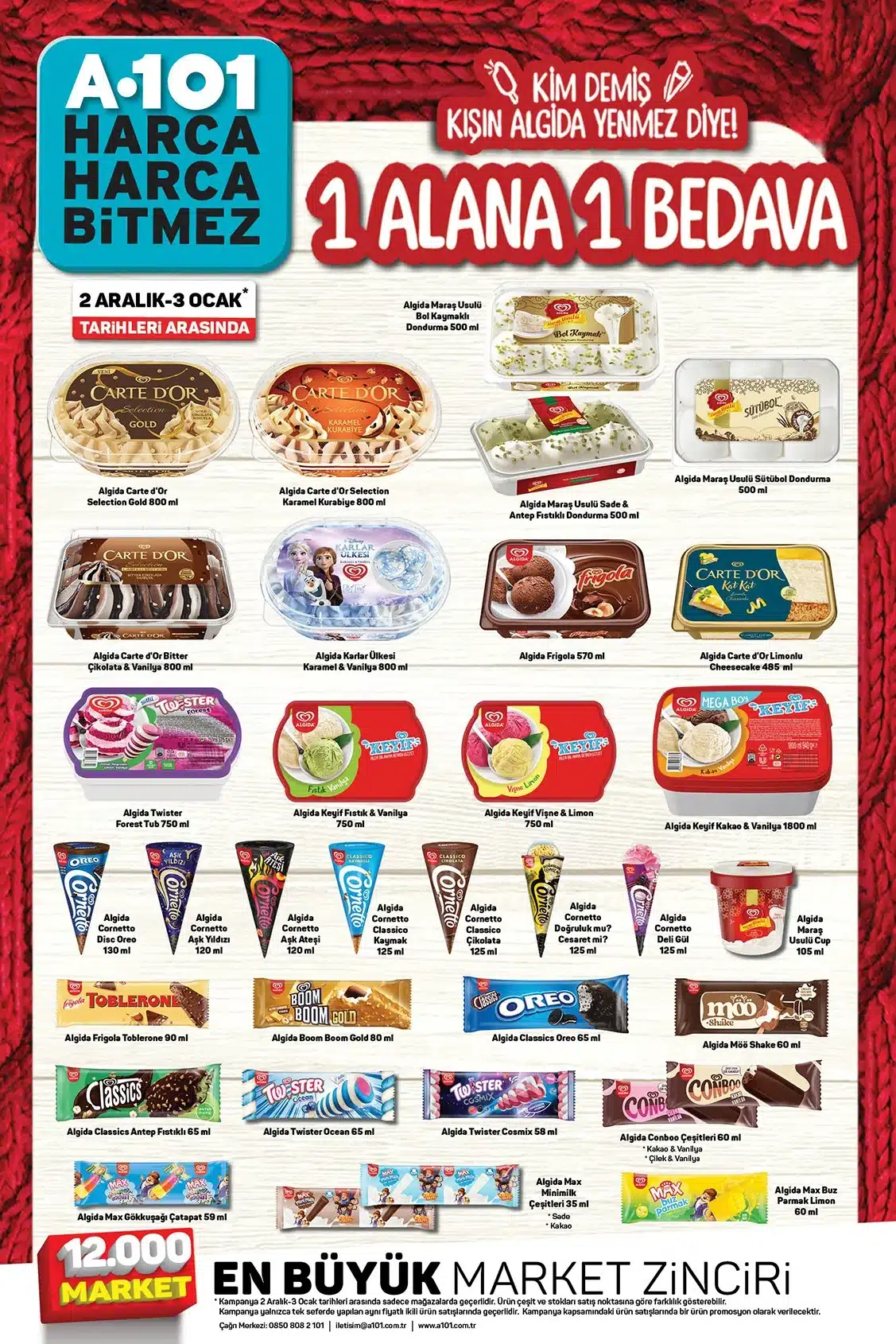 16-22 Aralık A101 Haftanın Yıldızları Kataloğu