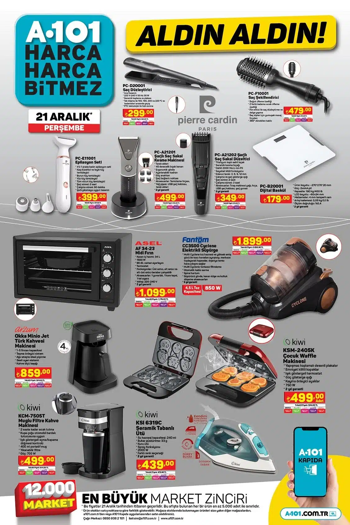 21 Aralık 2023 A101 Aldın Aldın Kataloğu
