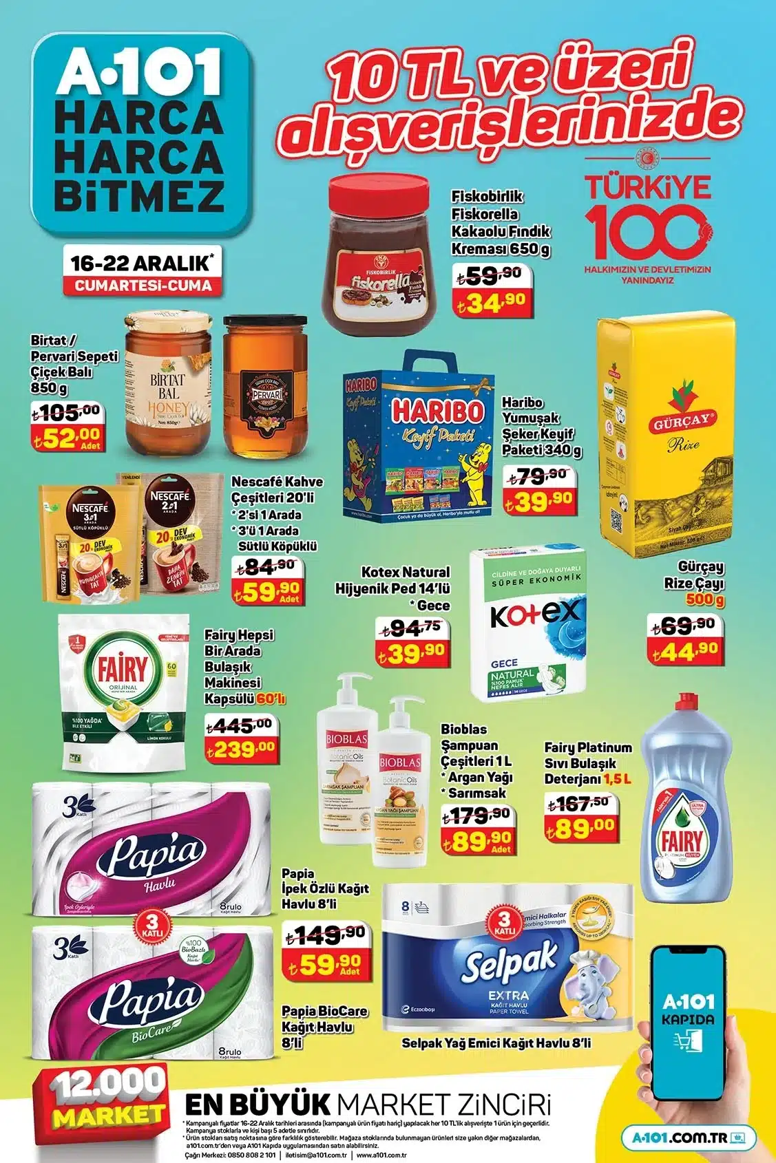 16-22 Aralık A101 Haftanın Yıldızları Kataloğu