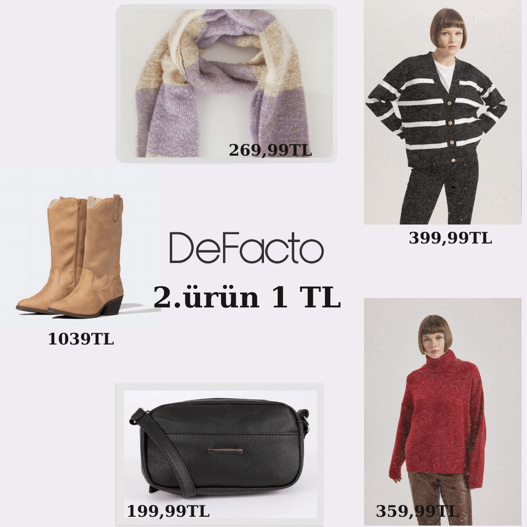 Defacto 2. Ürün 1 TL