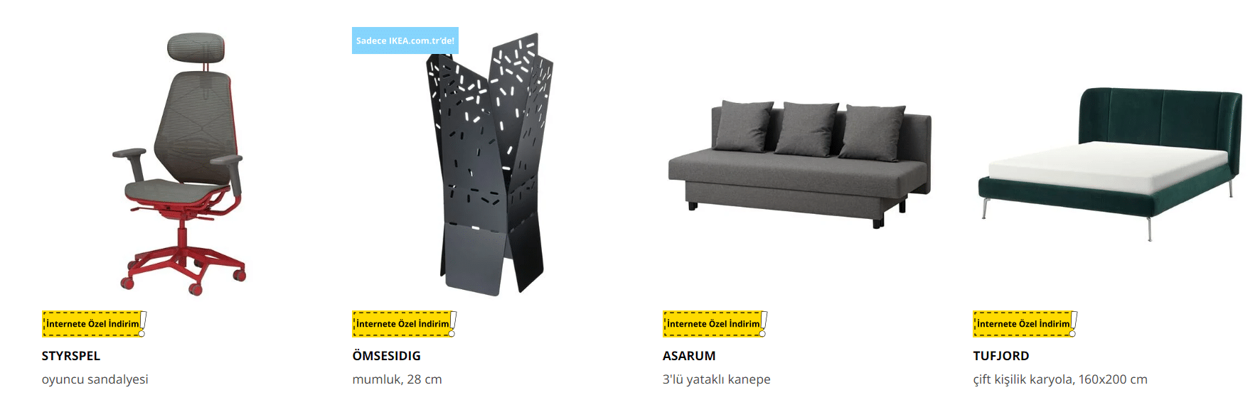 ikea indirimli ürünler, ikea fırsat köşesi