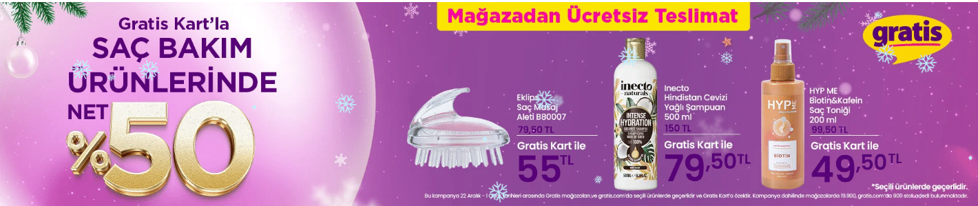 Gratis Saç Bakım İndirim