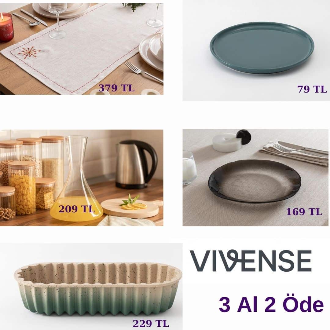 Vivense’de 3 Al 2 Öde Kampanyası ‣ Hangi Fırsat