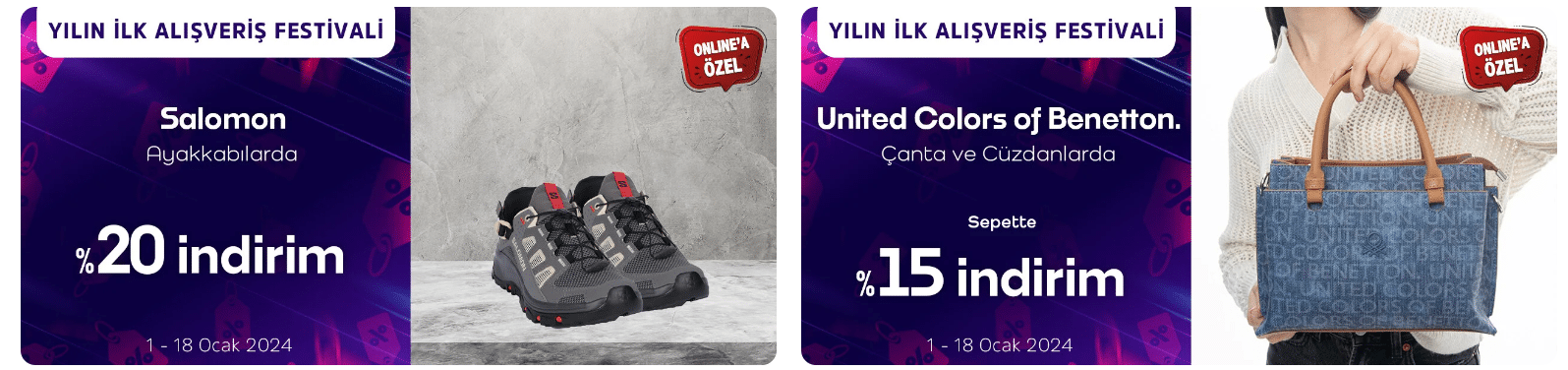 Yılın İlk Alışveriş Festivali Özdilekteyim.com’da! Binlerce Marka Ürünlerde Net %20-%30-%40 İndirimler!