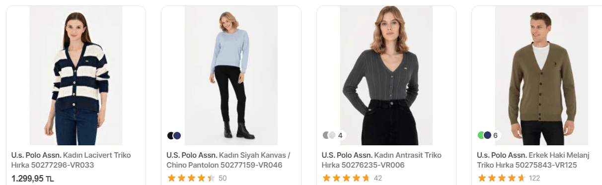 U.S. Polo Assn. 50TL ve Üzerine Sepette %60 İndirim