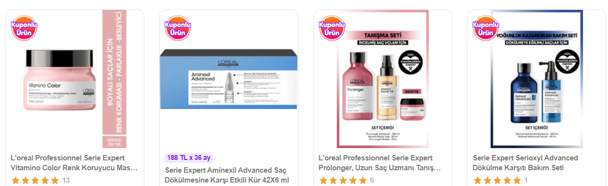 L'oreal Professionnel Saç Bakım Ürünlerinde Sepette %15 İndirim!