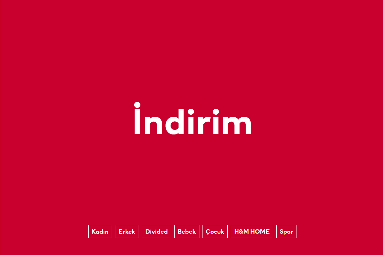 H&M indirimli ürünler