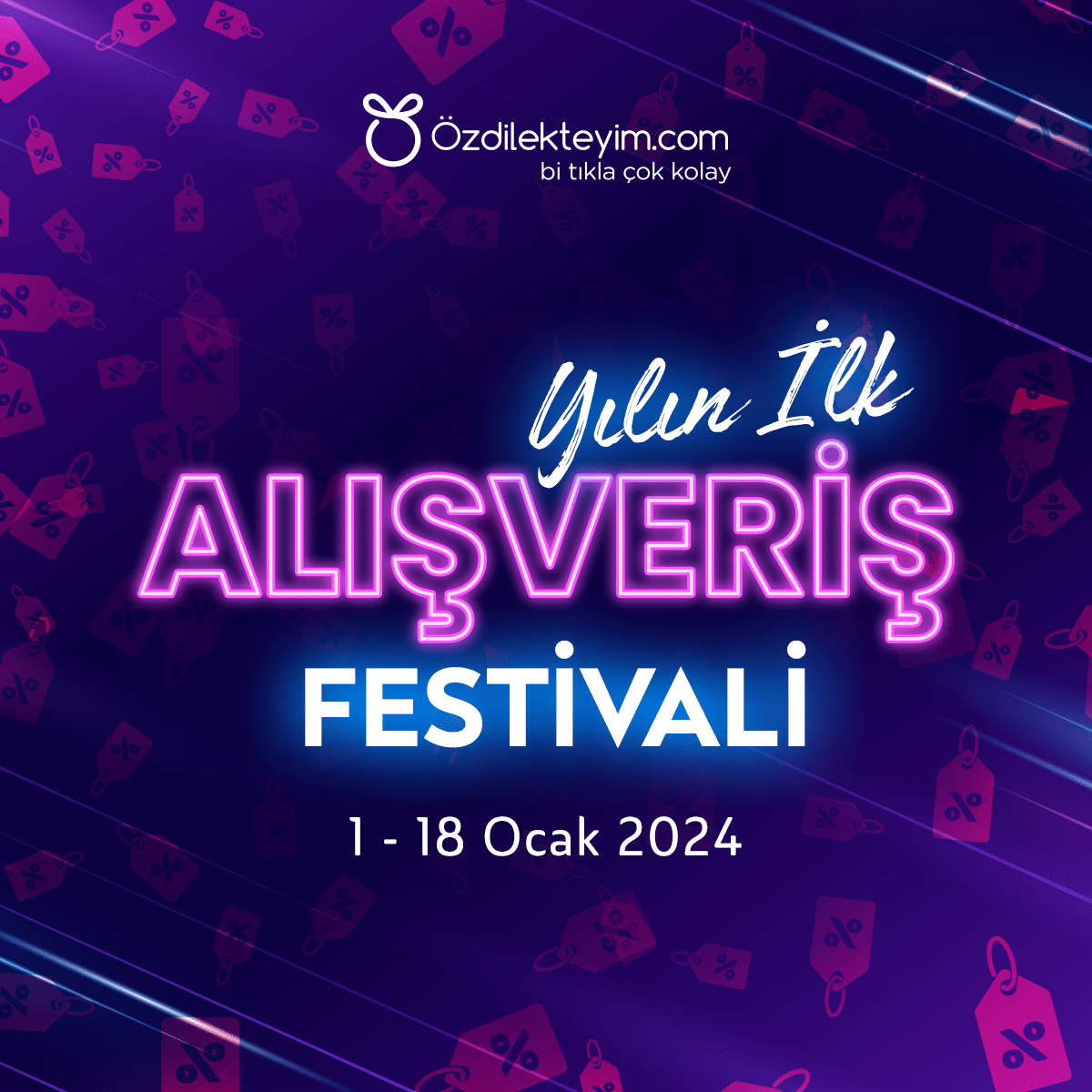 Yılın İlk Alışveriş Festivali Özdilekteyim.com’da!